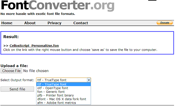online otf to ttf converter
